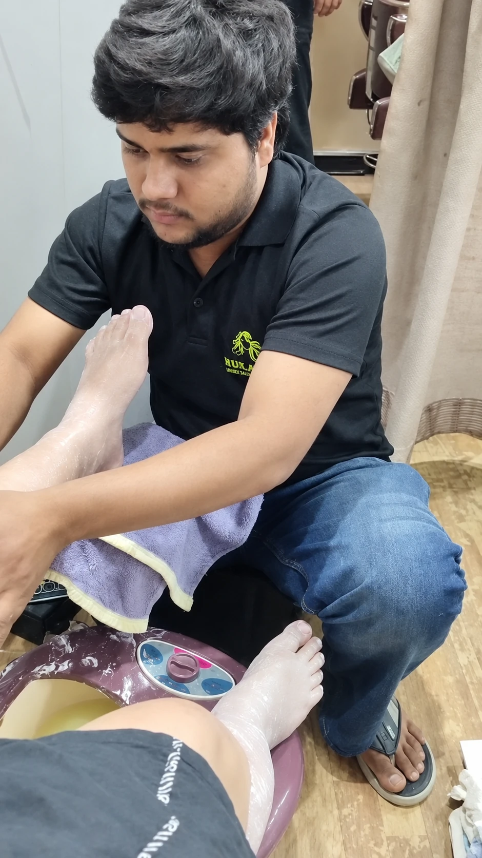 Pedicure service at Bulakhi Salon
